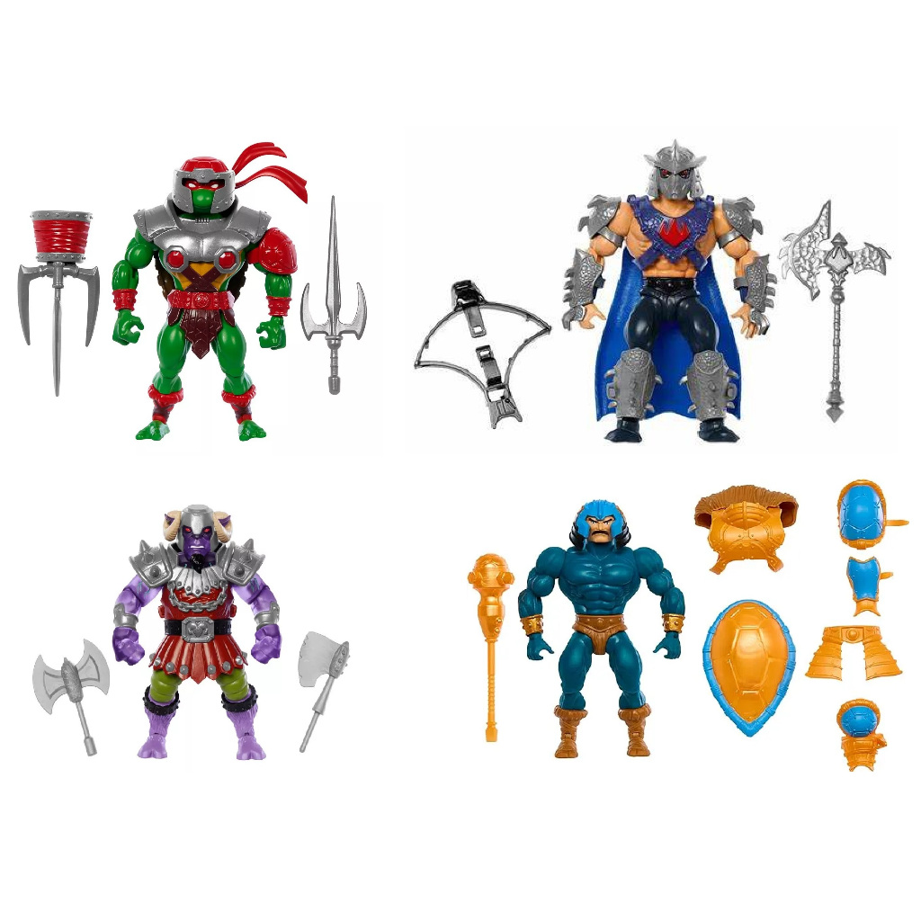 Bonecos Turtltes of GraySkull Tartarugas Ninja Motuc Original Mattel