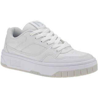 Tênis Branco Casual Air Fitness Confortável Academia Plataforma Modinha 22160