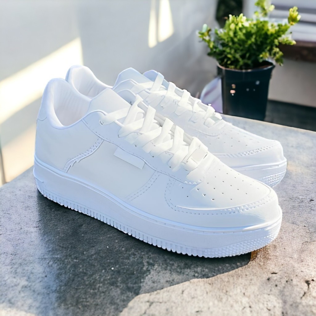 Tenis Feminino Masculino Tênis Branco Ultra Confortável Promoção Aproveite Envio Rápido