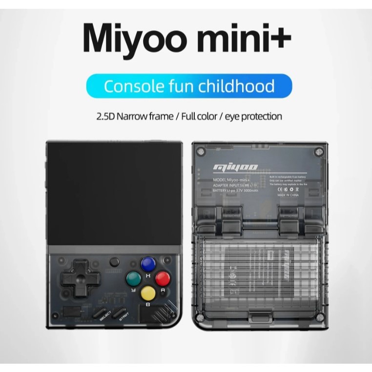 MIYOO-Mini Plus Portátil Retro Handheld Game Console, V2 Mini +