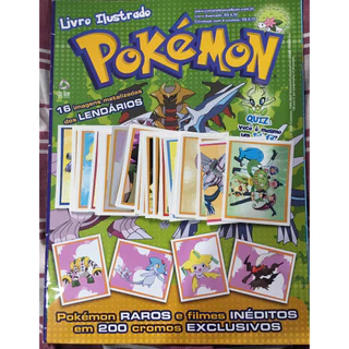 Lote com 10 figurinhas Pokemon editora On line