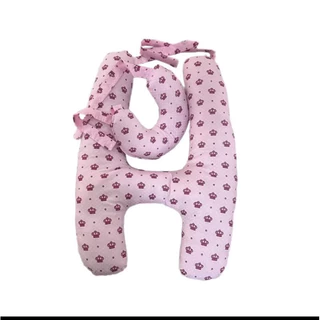 Almofada Em Forma H Adulto E Infantil Com Apoio Para Pescoço De Dormir Para Viagens Descanso em Oferta na Shopee