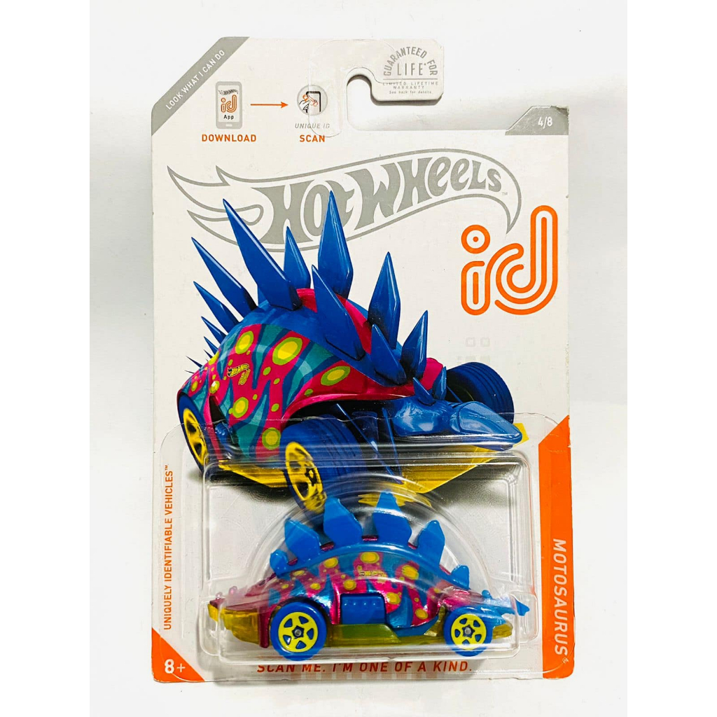 Carrinho Hot Wheels: Motosaurus Azul - Tudo De Marvel DC