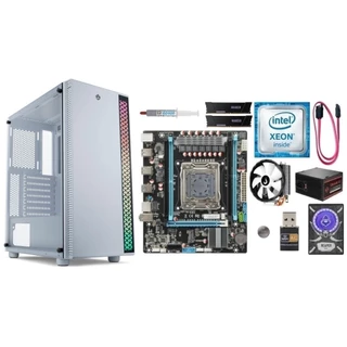 Kit Gamer X99 Xeon E5 2620v3/ 8GB-16GB-32GB DDR4/ Gabinete + Fonte 500w + SSD