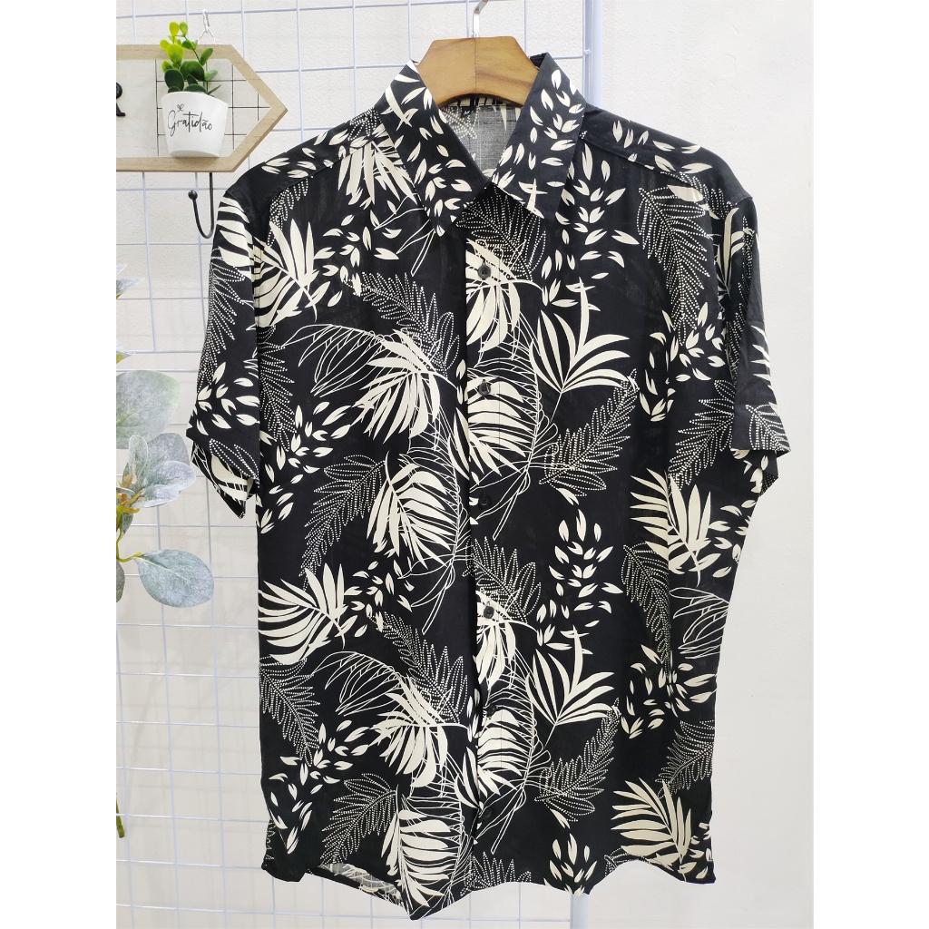 Camisas Social Floridas Masculinas Confortável Havaiana Estampadas 100% VISCOSE encolhe um pouquinho