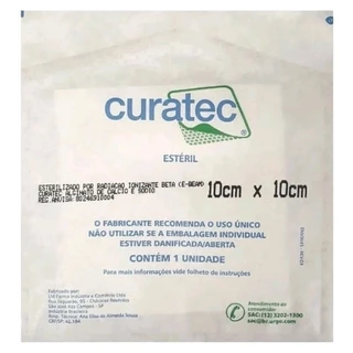 Curatec alginato de cálcio e Sódio 10x10 cm