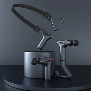 Massageador Alça Estendida 3 Pecas de Cabeca Profissional Massageador Elétrico 3 em 1 BM-F1022