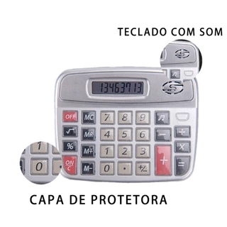 Calculadora Comercial De Mesa 8 Dígitos 5 Modelos Diferente Para Escolher Papelaria do estudante Ferramentas Prata em Oferta na Shopee