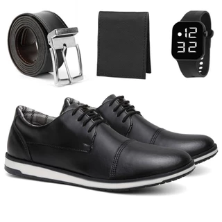 kit Sapato Masculino Oxford casual