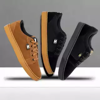 Tênis DC Skate Juvenil e Adulto Masculino Feminino Skatista Street Wear Skateboard 34 ao 43