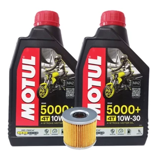 Troca de Óleo Cb 250f Twister / Cb 300f Twister / Xre 300 Motul 5000+ 10w30 + Filtro