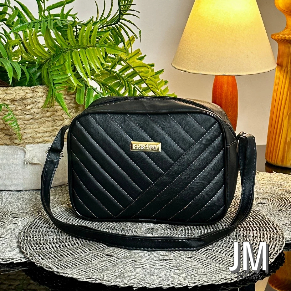 Bolsa Feminina Média Transversal Tiracolo - Bolsinha Lateral Ombro ...