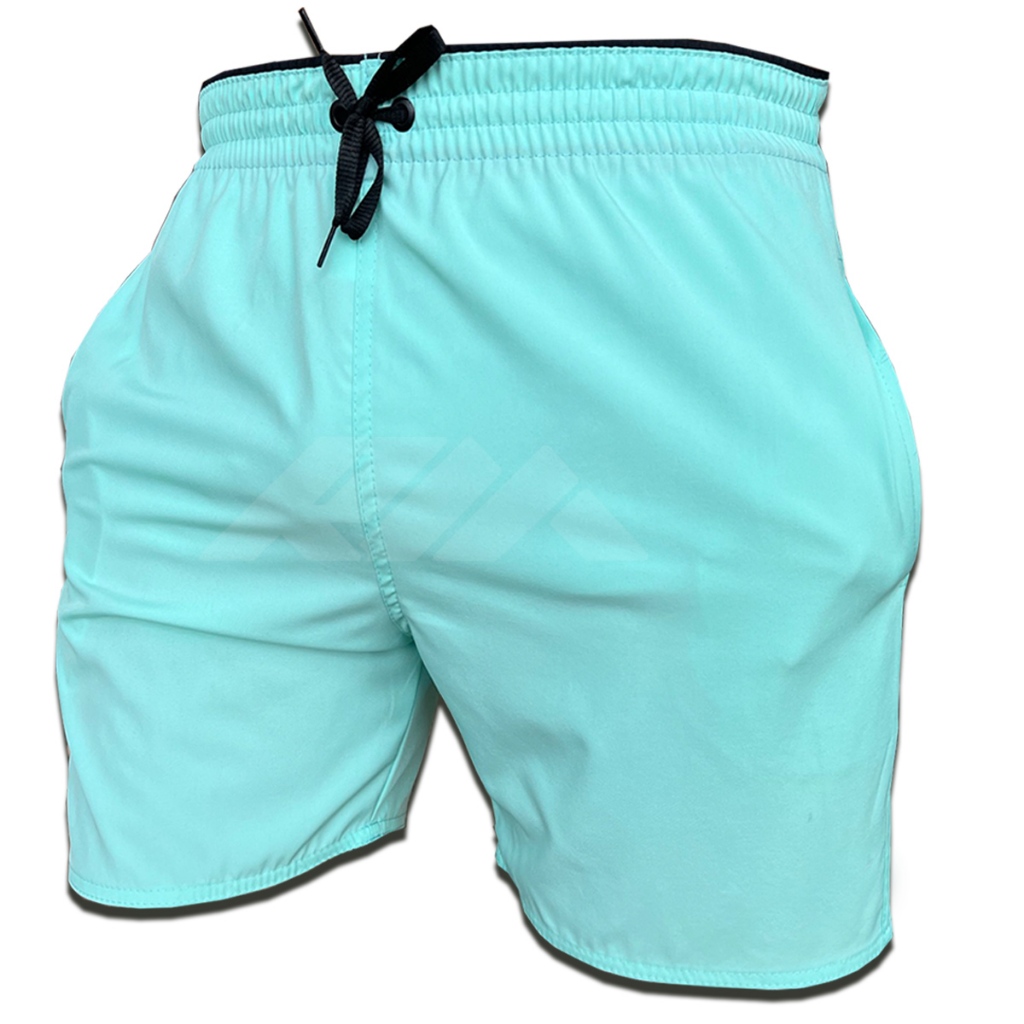 Short de Tactel Elastano Dry Fit Bermuda Praia Piscina Treino Academia