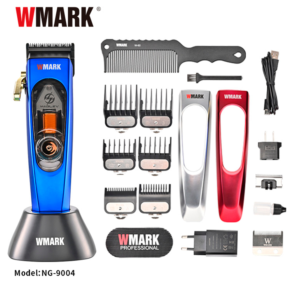 Maquina de Cortar Cabelo 10000 RPM Wmark NG 9004 Motor MAGLEV