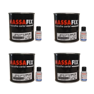 Kit 4 Massa Plástica Para Mármore Automotiva Massa Fix 800gr Cores em Oferta na Shopee