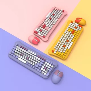 TECLADO E MOUSE SEM FIO RF 2,4GHZ RECEPTOR NANO USB