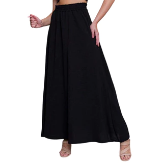 Saia longa lisa feminina duna evangelica