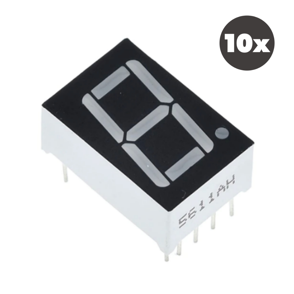 DISPLAY LED 7 Segmenti Singola/doppia Cifra 0,3""/0,56"" Anodo - Foto 6