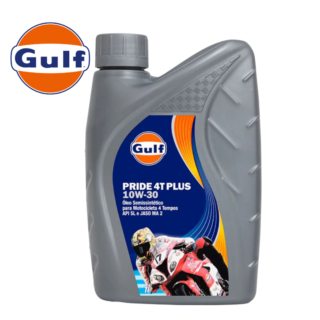 Óleo Para Moto 10w-30 Gulf Pride Semi Sintético 4T Plus