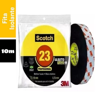Fita Auto Fusão 3M Profissional 10 Metros 19mm Original Excelente Qualidade