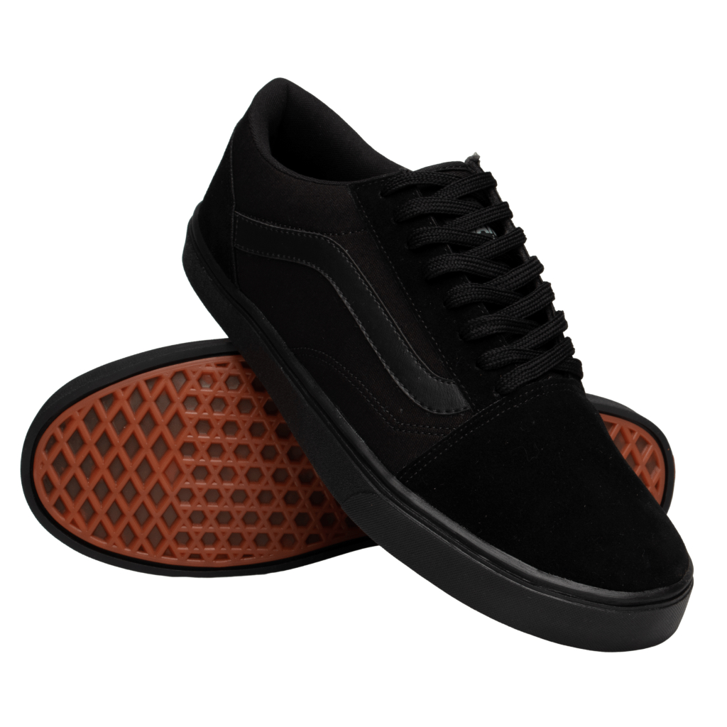 Tenis Masculino Casual Tradicional Preto Numero Especial Grande 44 45 46 47
