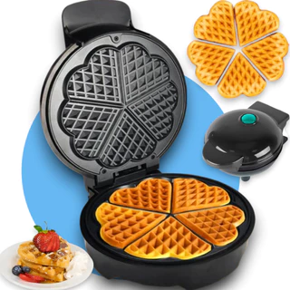 Máquina De Fazer Waffle Elétrica 110v Portátil Antiaderente Grill