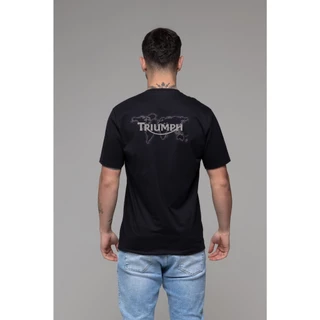Camiseta Moto Triumph Tiger frente e costa 100% Algodão 30.1 - Não oficial