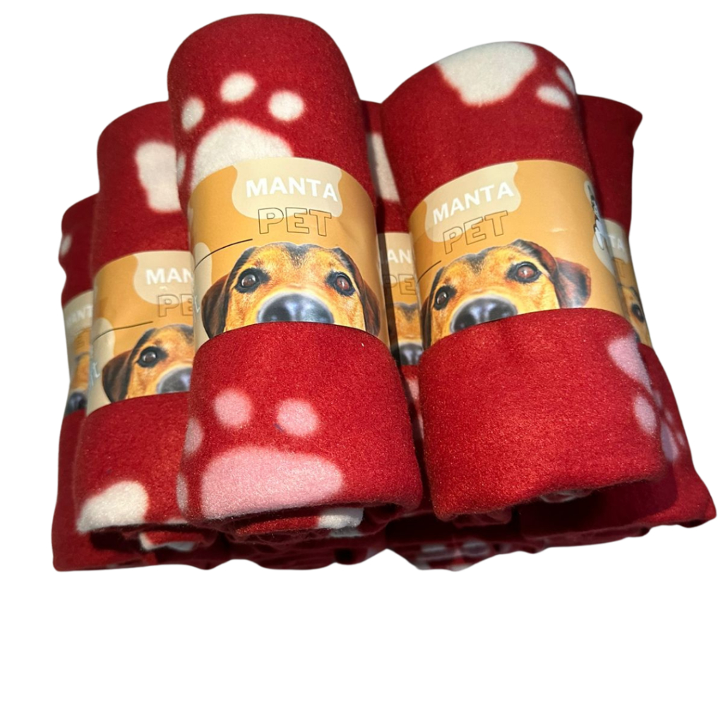 Kit 5 Mantas Pet Cobertor Cachorro Gato Microfibra Soft Macia