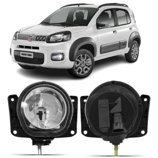 Farol Milha Fiat Uno 2016 2017 2018 2019 Auxiliar