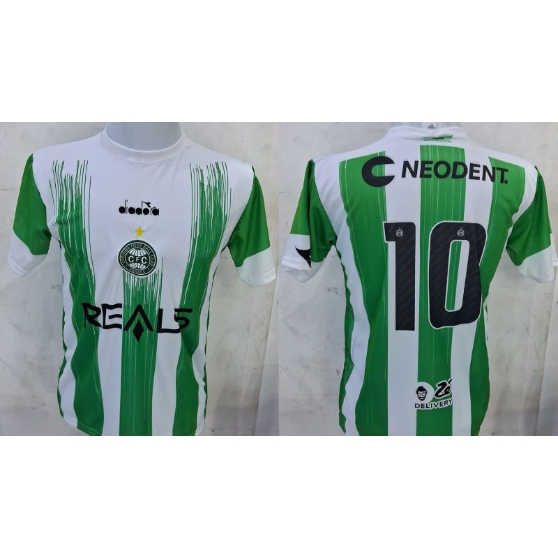 CAMISA DE TIME CORITIBA LISTRADA 2024 PROMOÇÃO 5.5 FRETE FREE