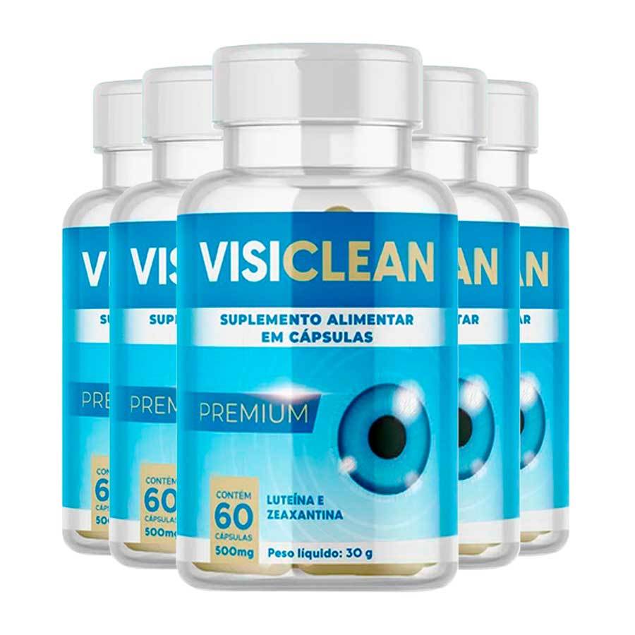 kit 5 Visi Clean Original 60 Cápsulas - Fórmula Avançada Visiclean ...
