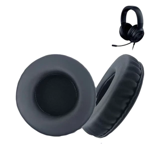 Almofadas Espumas De Couro Para Fone Gamer Razer Kraken Chroma 7.1