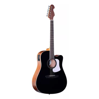 Violão Elétrico Michael Folk Vml530 Bk Afinador P10 Eq Effex