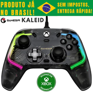 Controle Com Fio GameSir Kaleid Xbox Gamepad Controle Xbox Series X/S Com Analógicos Com Efeito Hall