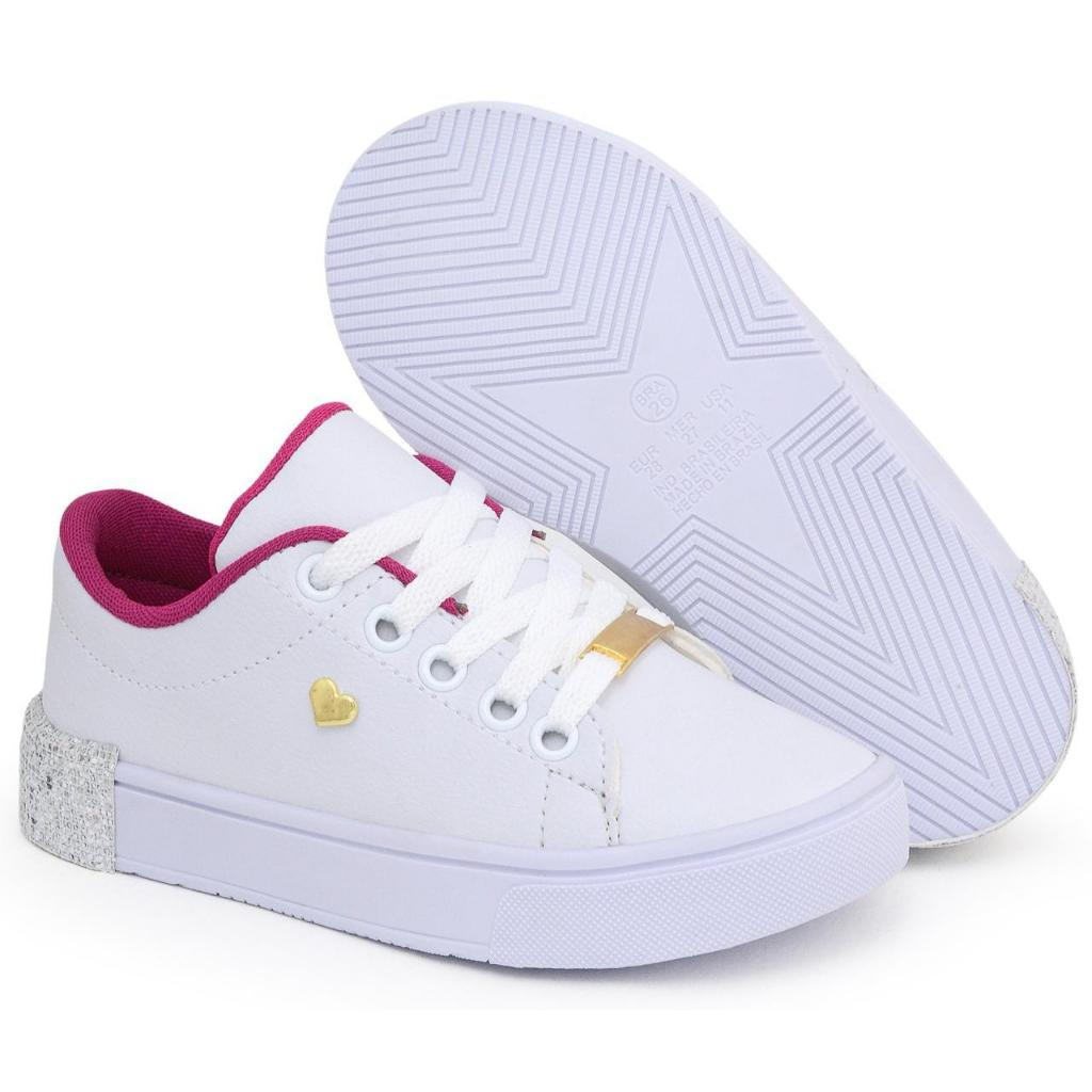 Tênis Infantil Feminino Menina Dia a Dia Escolar Promoção | Shopee Brasil