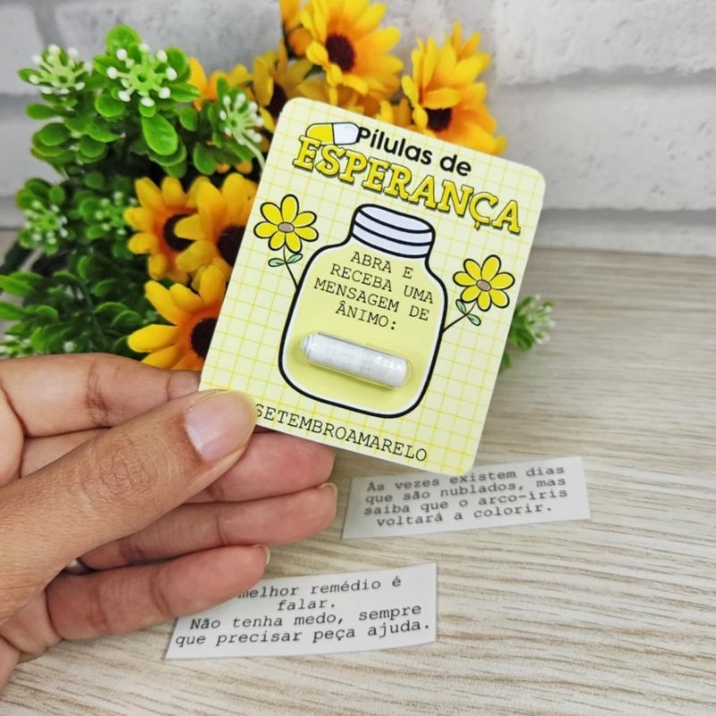 kit 24 card com frases motivacionais/setembro amarelo/card | Shopee Brasil