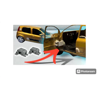 Dobradiças para abertura de portas de miniaturas Uno Roma Brinquedos