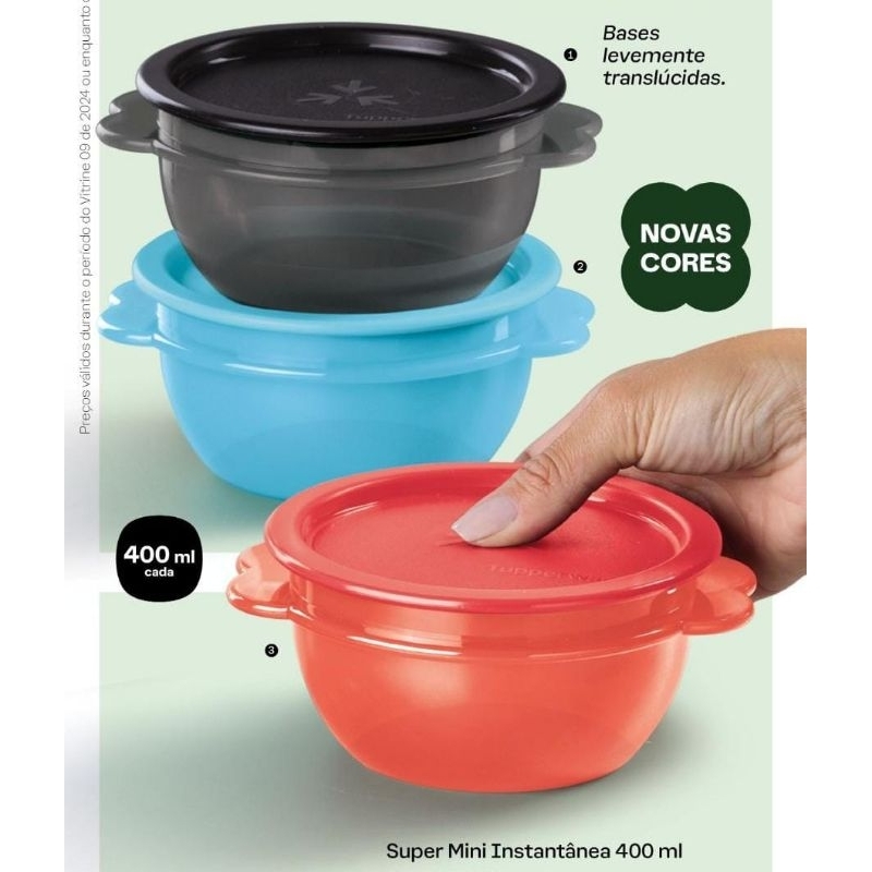 SUPER MINI INSTANTÂNEA 400ML TUPPERWARE | Shopee Brasil