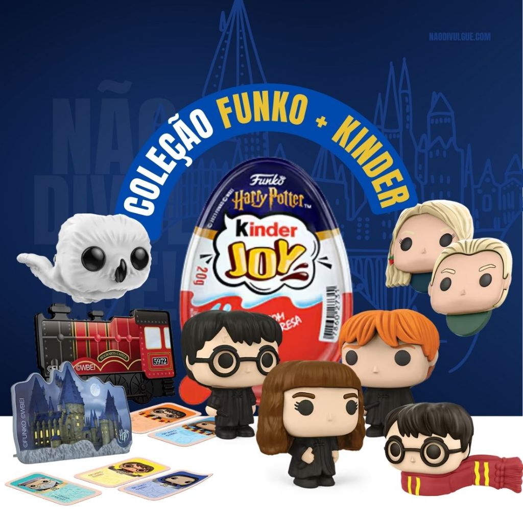 Miniaturas Funko Harry Potter - Kinder Ovo Joy