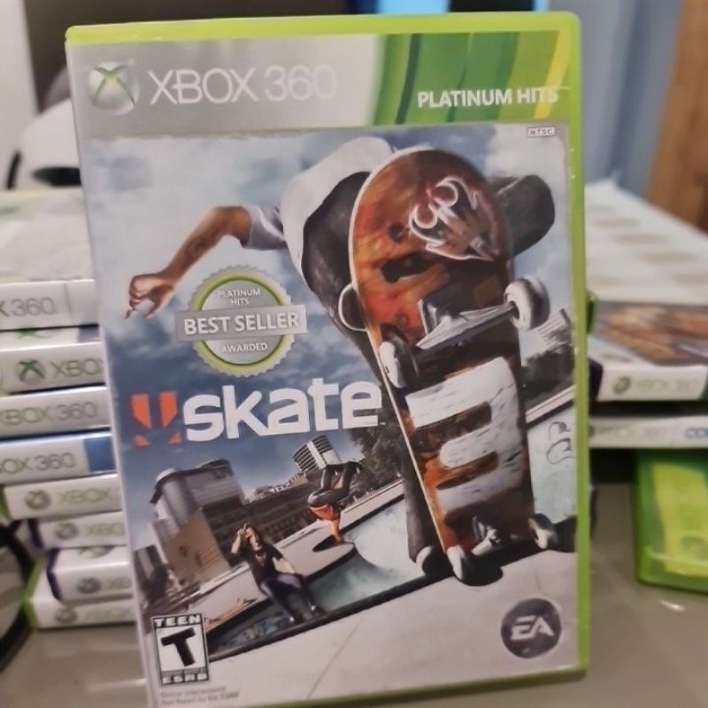 Skate 3 Xbox 360 cd original seminova Cd fisico