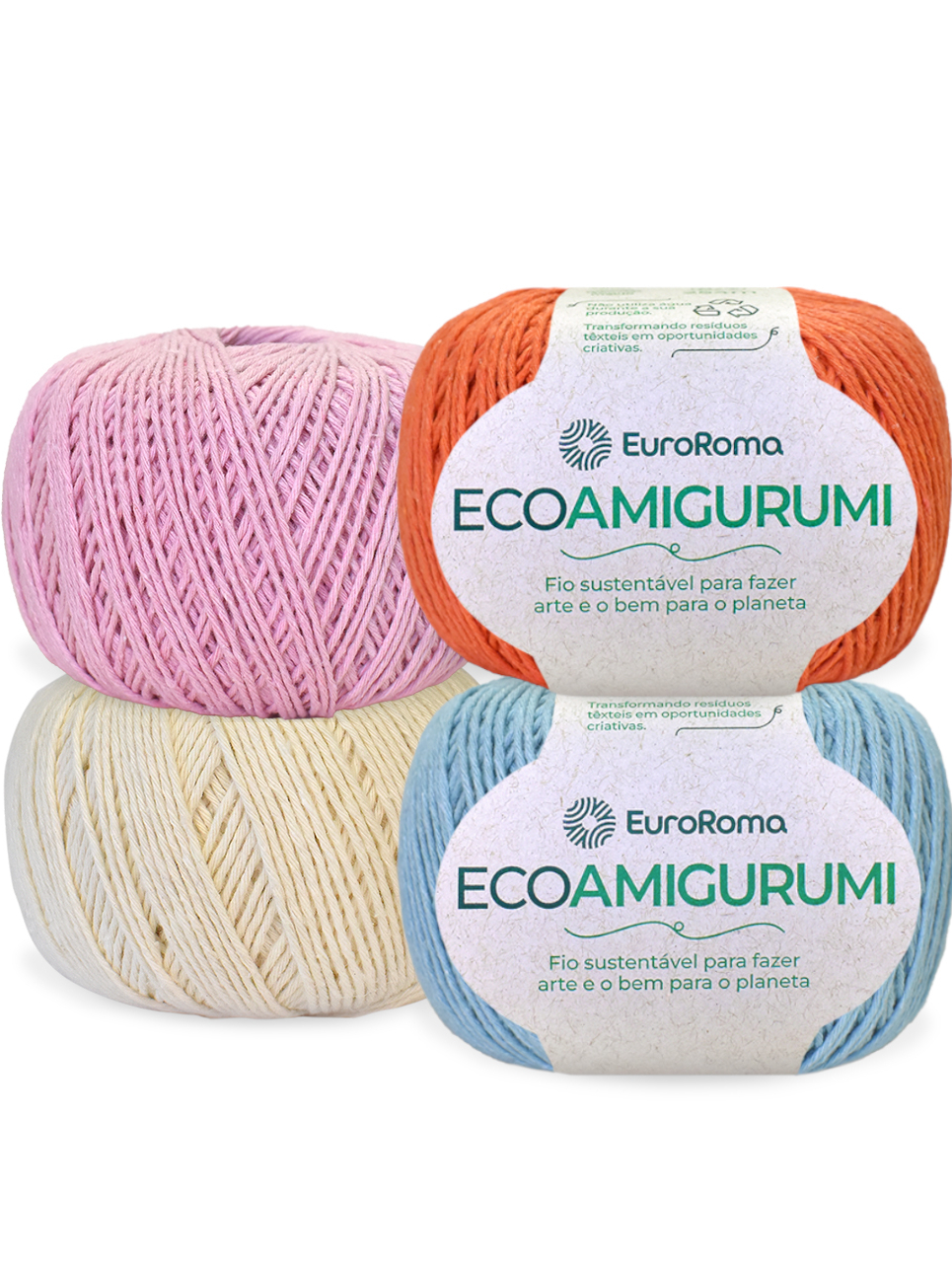 落葉樹 endoman. EUROROMA ECOAMIGURUMI 8/7 - 160G - 254 M | Shopee Brasil