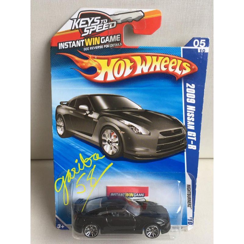 HOT WHEELS 2009 NISSAN GT-R IMPORTADA 2010 NIGHTBURNERZ GARIBA58