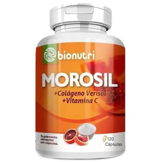 Morosil + Colágeno + Vitamina C - 120 cápsulas 500mg - 100% Natural Bionutri