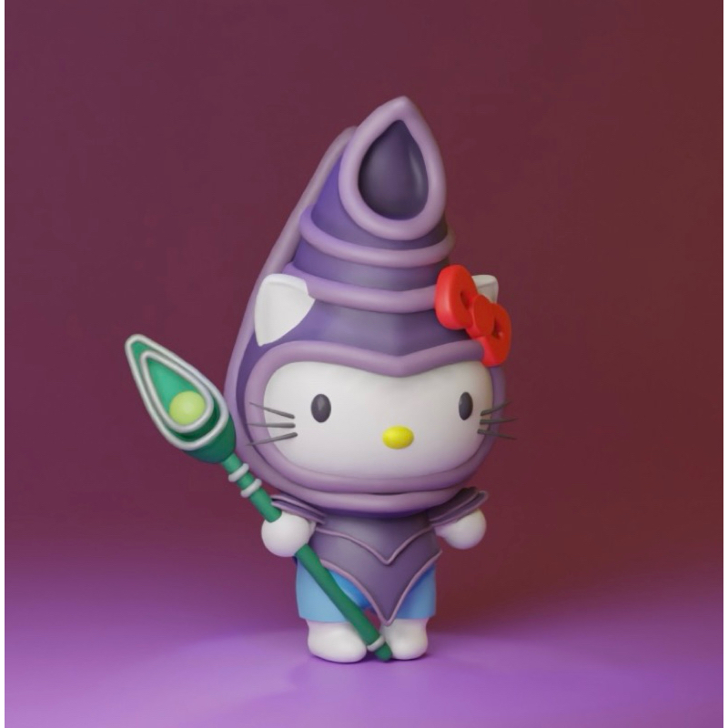 Action Figure Sanrio (Hello Kitty Dark Wizard) | Shopee Brasil