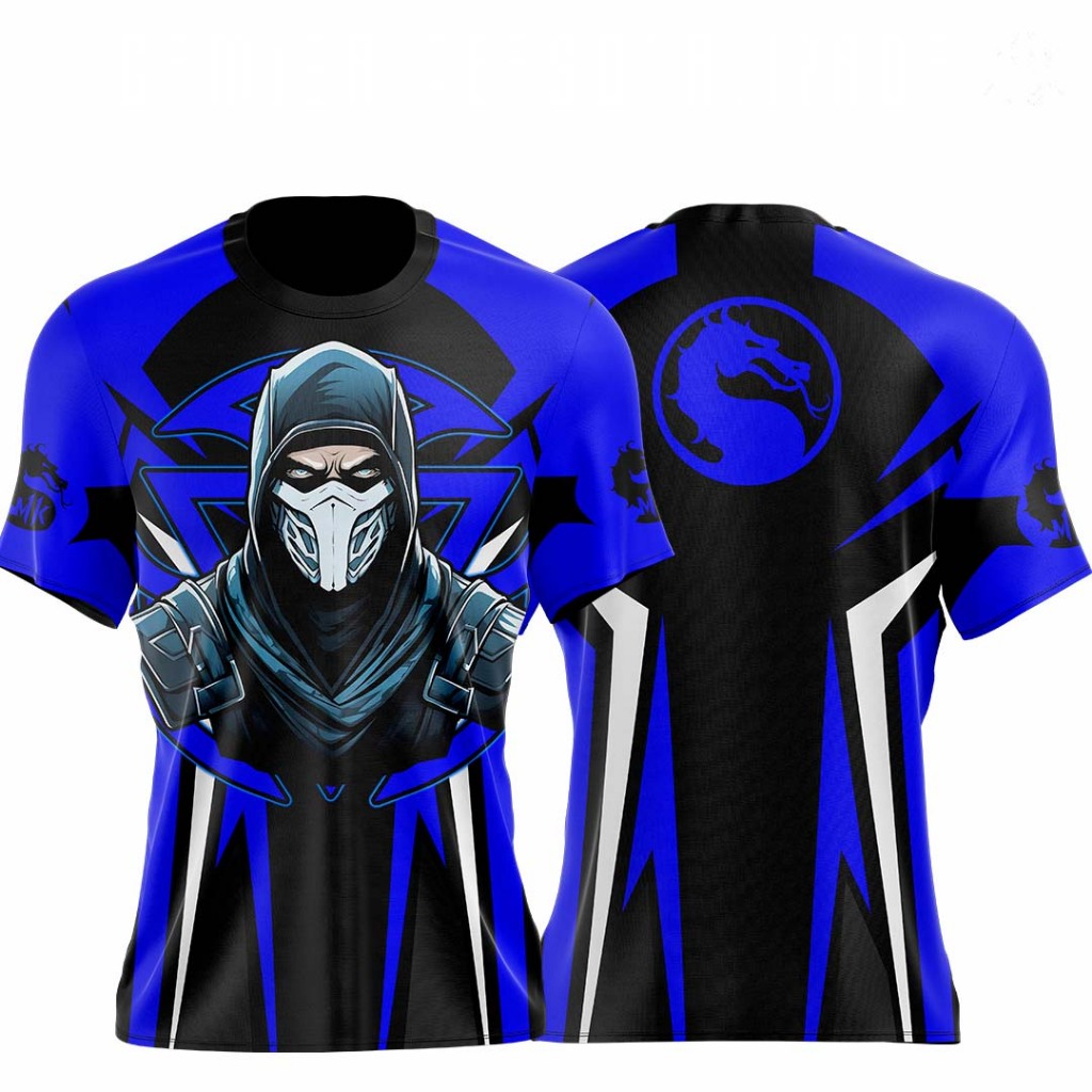 Camiseta Personalizada Sub - Zero Mortal Kombat Game | Shopee Brasil