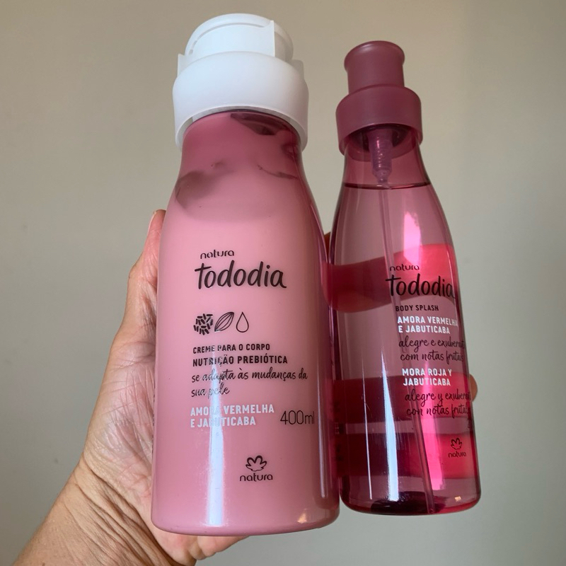 Kit Natura Tododia – Hidratante + Body Splash (Várias Fragrâncias