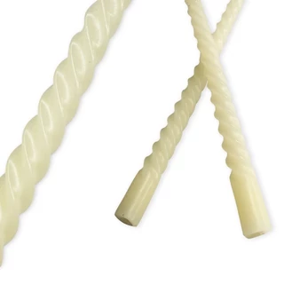 Velas Torcidas e Espiral Decorativa para Castiçais 25 Cm Kit 2 Unidades - Casamento Batizado Festas