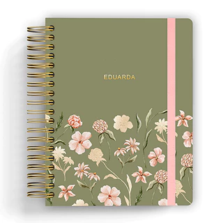 CADERNO PERSONALIZADO SMART COM SEU NOME NA CAPA EM HOTSTAMP | CADERNO JARDINEIRA | TAMANHO COLEGIAL 90 OU 135 FOLHAS | CADERNO SMART | CADERNO FOLHAS REPOSICIONÁVEIS | CADERNO REFIL | REFIL DE FOLHAS | CADERNO PERSONALIZADO