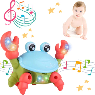 Brinquedo Caranguejo Fujão Musical Som Luz E Movimento Infantil Crianças ENVIO IMEDIATO em Oferta na Shopee