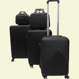 Mala De Bordo Viagem Abs Nasa + Necessaire 5 Peças Promoção